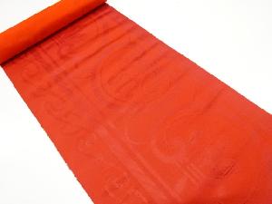 アンティーク　本漆　更紗模様織り出し　帯地反物